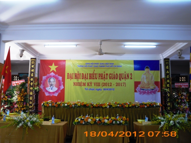 TP. HCM: Đại hội Đại biểu Phật giáo Q2 nhiệm kỳ VIII (2012 - 2017)