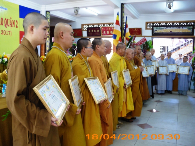TP. HCM: Đại hội Đại biểu Phật giáo Q2 nhiệm kỳ VIII (2012 - 2017)