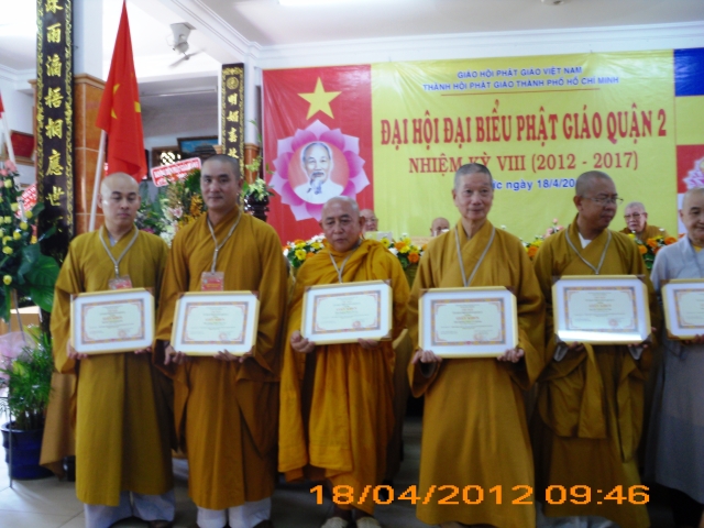 TP. HCM: Đại hội Đại biểu Phật giáo Q2 nhiệm kỳ VIII (2012 - 2017)