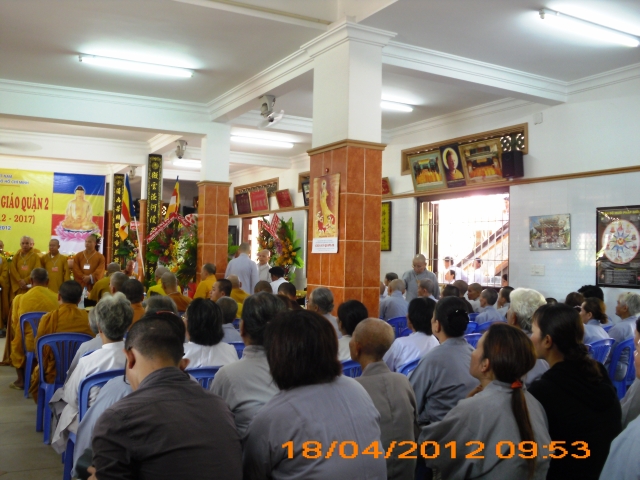 TP. HCM: Đại hội Đại biểu Phật giáo Q2 nhiệm kỳ VIII (2012 - 2017)