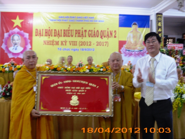 TP. HCM: Đại hội Đại biểu Phật giáo Q2 nhiệm kỳ VIII (2012 - 2017)