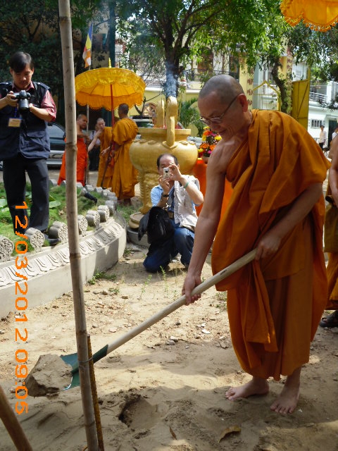 TP. HCM: Lễ động thổ xây dựng chánh điện Chùa Phật Bảo