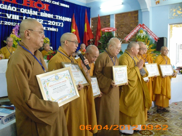 TP. HCM: Tổ chức Đại hội Đại biểu Phật giáo quận Bình Thạnh nhiệm kỳ VIII 2012 - 2017