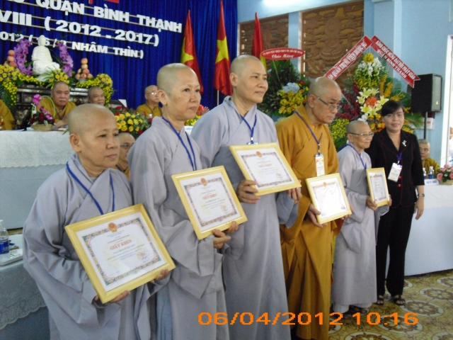 TP. HCM: Tổ chức Đại hội Đại biểu Phật giáo quận Bình Thạnh nhiệm kỳ VIII 2012 - 2017