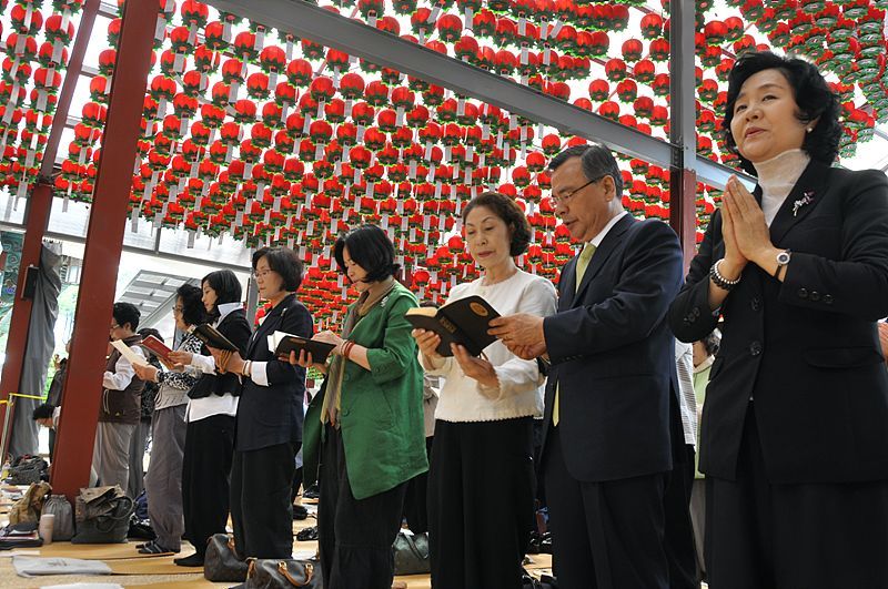 Hình ảnh Giới đàn truyền Bồ tát giới tại Tổ đình Phụng Ân, Hàn Quốc