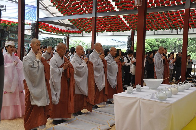 Hình ảnh Giới đàn truyền Bồ tát giới tại Tổ đình Phụng Ân, Hàn Quốc