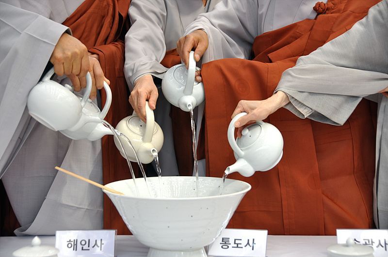 Hình ảnh Giới đàn truyền Bồ tát giới tại Tổ đình Phụng Ân, Hàn Quốc