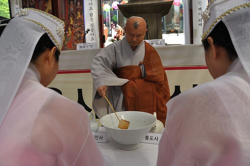 Hình ảnh Giới đàn truyền Bồ tát giới tại Tổ đình Phụng Ân, Hàn Quốc