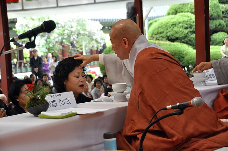 Hình ảnh Giới đàn truyền Bồ tát giới tại Tổ đình Phụng Ân, Hàn Quốc