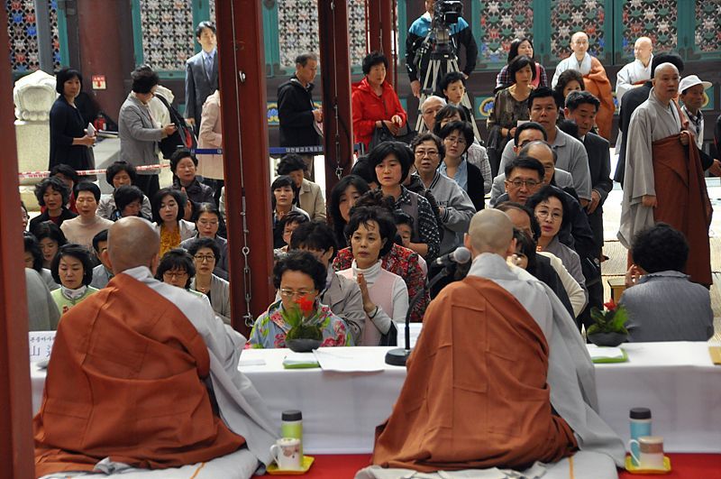 Hình ảnh Giới đàn truyền Bồ tát giới tại Tổ đình Phụng Ân, Hàn Quốc