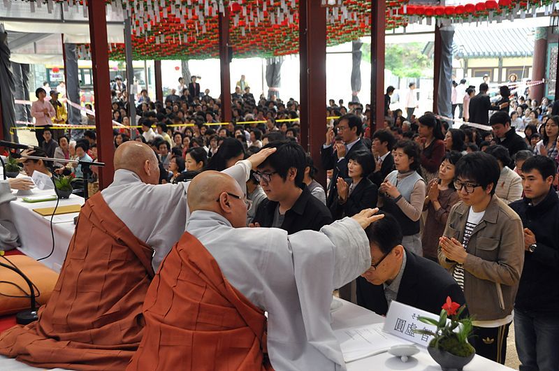 Hình ảnh Giới đàn truyền Bồ tát giới tại Tổ đình Phụng Ân, Hàn Quốc