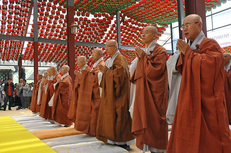 Hình ảnh Giới đàn truyền Bồ tát giới tại Tổ đình Phụng Ân, Hàn Quốc