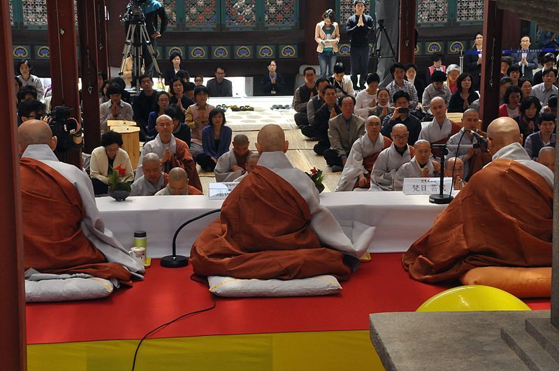 Hình ảnh Giới đàn truyền Bồ tát giới tại Tổ đình Phụng Ân, Hàn Quốc