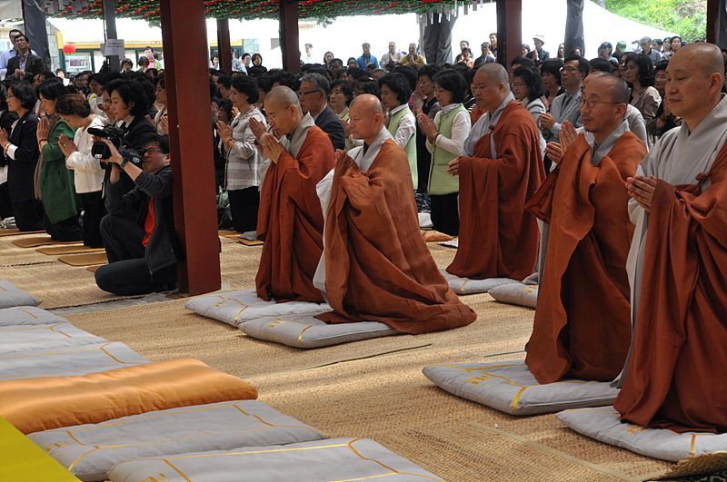 Hình ảnh Giới đàn truyền Bồ tát giới tại Tổ đình Phụng Ân, Hàn Quốc