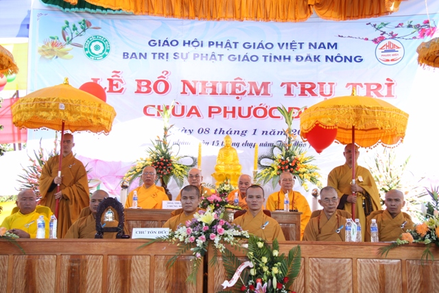 Đăk Nông: Lễ bổ nhiệm trụ trì chùa Phước Điền