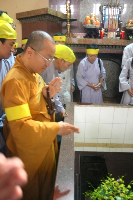 TP.HCM: Chùa Giác Ngộ di quan nhục thân cố Sa Di Ni Thích Nữ Chơn Huyền về nơi an nghĩ cuối cùng