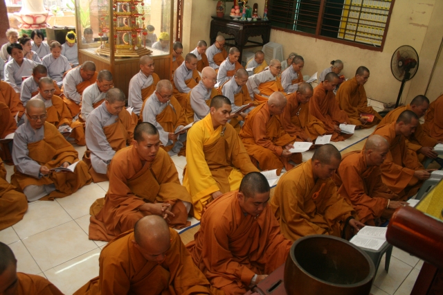 Chùm ảnh: Lễ Chung thất trai tuần cố Sa-di-ni Thích Nữ Chơn Huyền