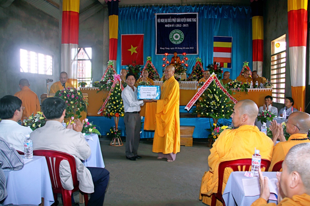Hội Nghị Đại Biểu Phật Giáo Huyện Mang-Yang Nhiệm Kỳ I (2012-2017)