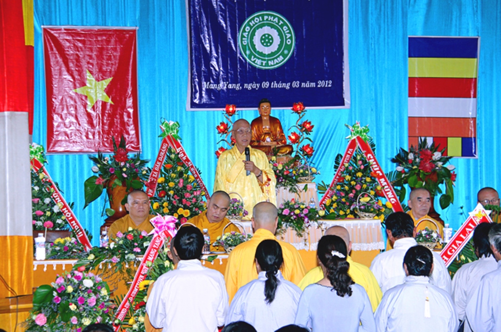 Hội Nghị Đại Biểu Phật Giáo Huyện Mang-Yang Nhiệm Kỳ I (2012-2017)