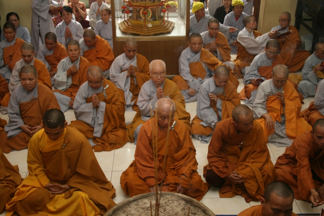 Chùm ảnh: Lễ Chung thất trai tuần cố Sa-di-ni Thích Nữ Chơn Huyền
