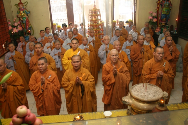 Chùm ảnh: Lễ Chung thất trai tuần cố Sa-di-ni Thích Nữ Chơn Huyền