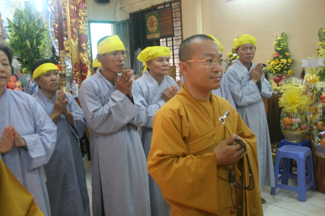 Chùm ảnh: Lễ Chung thất trai tuần cố Sa-di-ni Thích Nữ Chơn Huyền