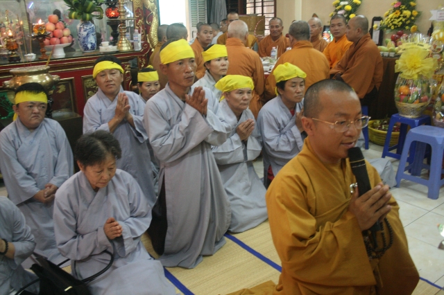 Chùm ảnh: Lễ Chung thất trai tuần cố Sa-di-ni Thích Nữ Chơn Huyền