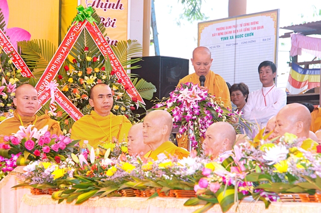Lễ Đặt Đá Xây Dựng Chánh Điện và Cổng Tam Quang Tịnh Xá Ngọc Chơn Thị Xã Buôn Hồ-Tỉnh Đăk-Lăc