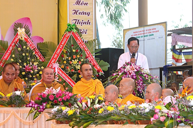 Lễ Đặt Đá Xây Dựng Chánh Điện và Cổng Tam Quang Tịnh Xá Ngọc Chơn Thị Xã Buôn Hồ-Tỉnh Đăk-Lăc
