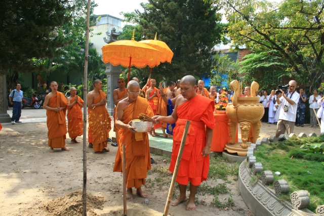 TP. HCM: Lễ động thổ xây dựng chánh điện Chùa Phật Bảo