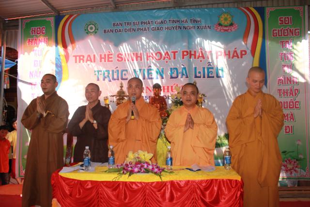 Hà Tĩnh: Chùm ảnh hội thi Rung chuông chùa tại khóa tu mùa hè Trúc Lâm Đà Liễu