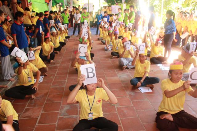 Hà Tĩnh: Chùm ảnh hội thi Rung chuông chùa tại khóa tu mùa hè Trúc Lâm Đà Liễu