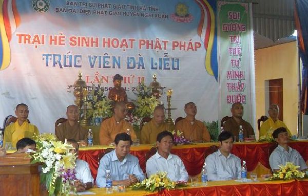 Hà Tỉnh: Chính thức khai mạc khóa tu mùa hè tại chùa Trúc Lâm Đà Liễu