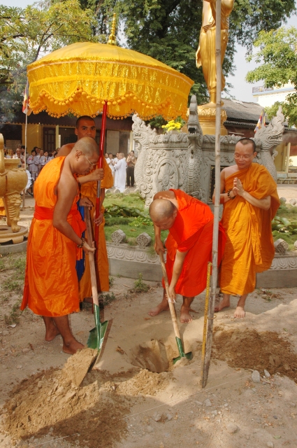 TP. HCM: Lễ động thổ xây dựng chánh điện Chùa Phật Bảo