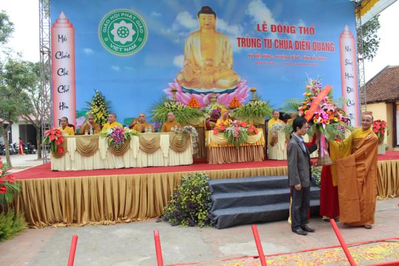 Bắc Ninh: Động thổ trùng tu xây dựng chùa Diên Quang