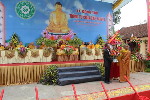Bắc Ninh: Động thổ trùng tu xây dựng chùa Diên Quang