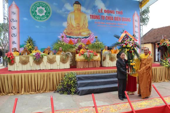 Bắc Ninh: Động thổ trùng tu xây dựng chùa Diên Quang