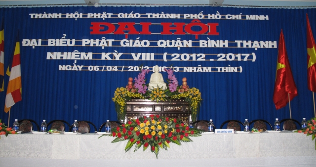 TP. HCM: Tổ chức Đại hội Đại biểu Phật giáo quận Bình Thạnh nhiệm kỳ VIII 2012 - 2017