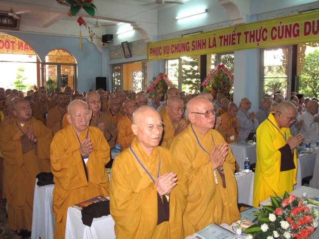 TP. HCM: Tổ chức Đại hội Đại biểu Phật giáo quận Bình Thạnh nhiệm kỳ VIII 2012 - 2017