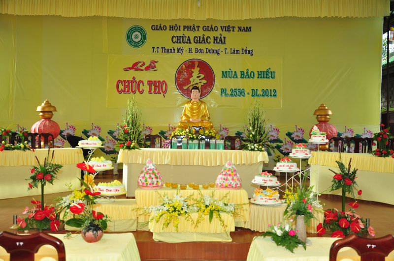 Lâm Đồng: Chùa Giác Hải tổ chức đại lễ Vu Lan Báo Hiếu và chúc thọ gần 1000 cụ