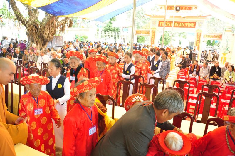 Lâm Đồng: Chùa Giác Hải tổ chức đại lễ Vu Lan Báo Hiếu và chúc thọ gần 1000 cụ