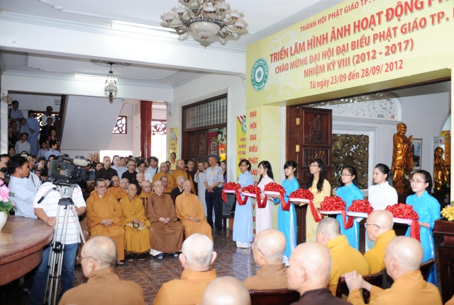 Lễ khai mạc triển lãm hình ảnh hoạt động Phật sự TP. Hồ Chí Minh