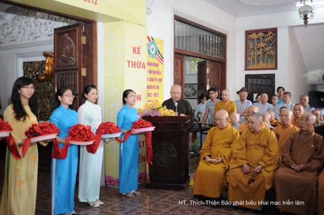 Lễ khai mạc triển lãm hình ảnh hoạt động Phật sự TP. Hồ Chí Minh