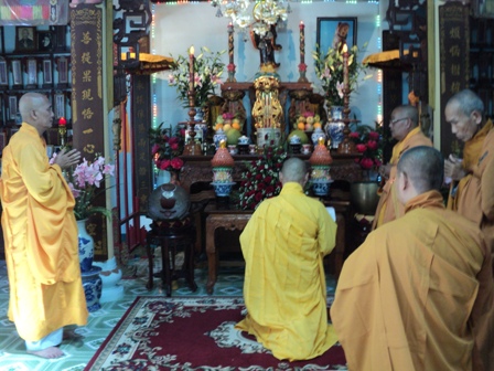 Khánh Hòa: Khóa tu một ngày an lạc tại chùa Sắc tứ Minh Thiện, Diên Khánh