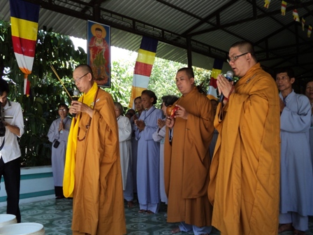 Khánh Hòa: Khóa tu một ngày an lạc tại chùa Sắc tứ Minh Thiện, Diên Khánh