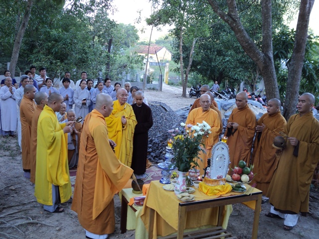 Khánh Hòa: Lễ Đặt Đá Trùng Tu Chùa Nghĩa Lương, TP Nha Trang