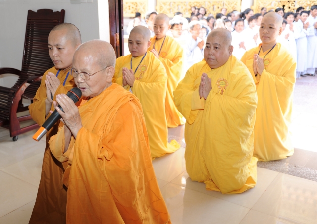 Tịnh xá Ngọc Hải, Bà Rịa - Vũng Tàu tổ chức lễ tạ ơn Tam Bảo và cúng dường Trai Tăng