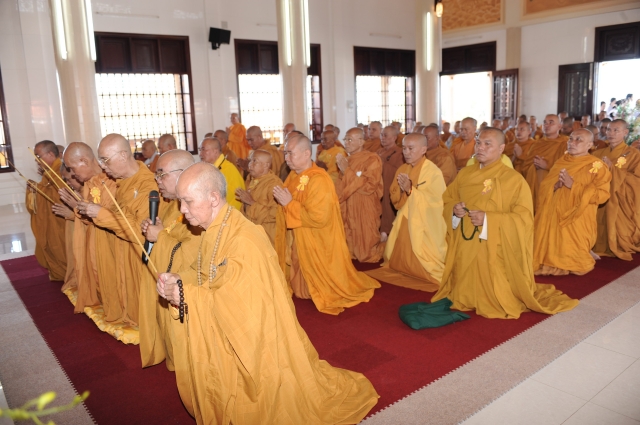 Tịnh xá Ngọc Hải, Bà Rịa - Vũng Tàu tổ chức lễ tạ ơn Tam Bảo và cúng dường Trai Tăng