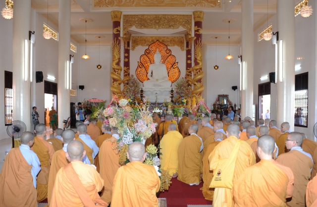 Tịnh xá Ngọc Hải, Bà Rịa - Vũng Tàu tổ chức lễ tạ ơn Tam Bảo và cúng dường Trai Tăng