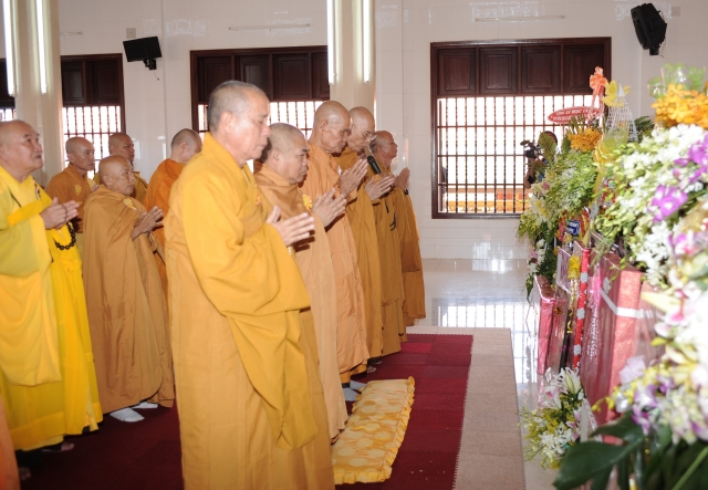 Tịnh xá Ngọc Hải, Bà Rịa - Vũng Tàu tổ chức lễ tạ ơn Tam Bảo và cúng dường Trai Tăng